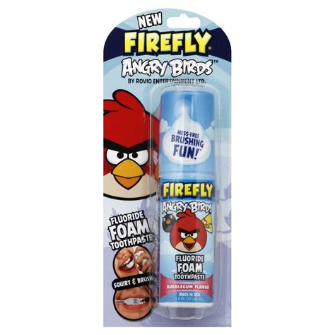 angry birds toothpaste